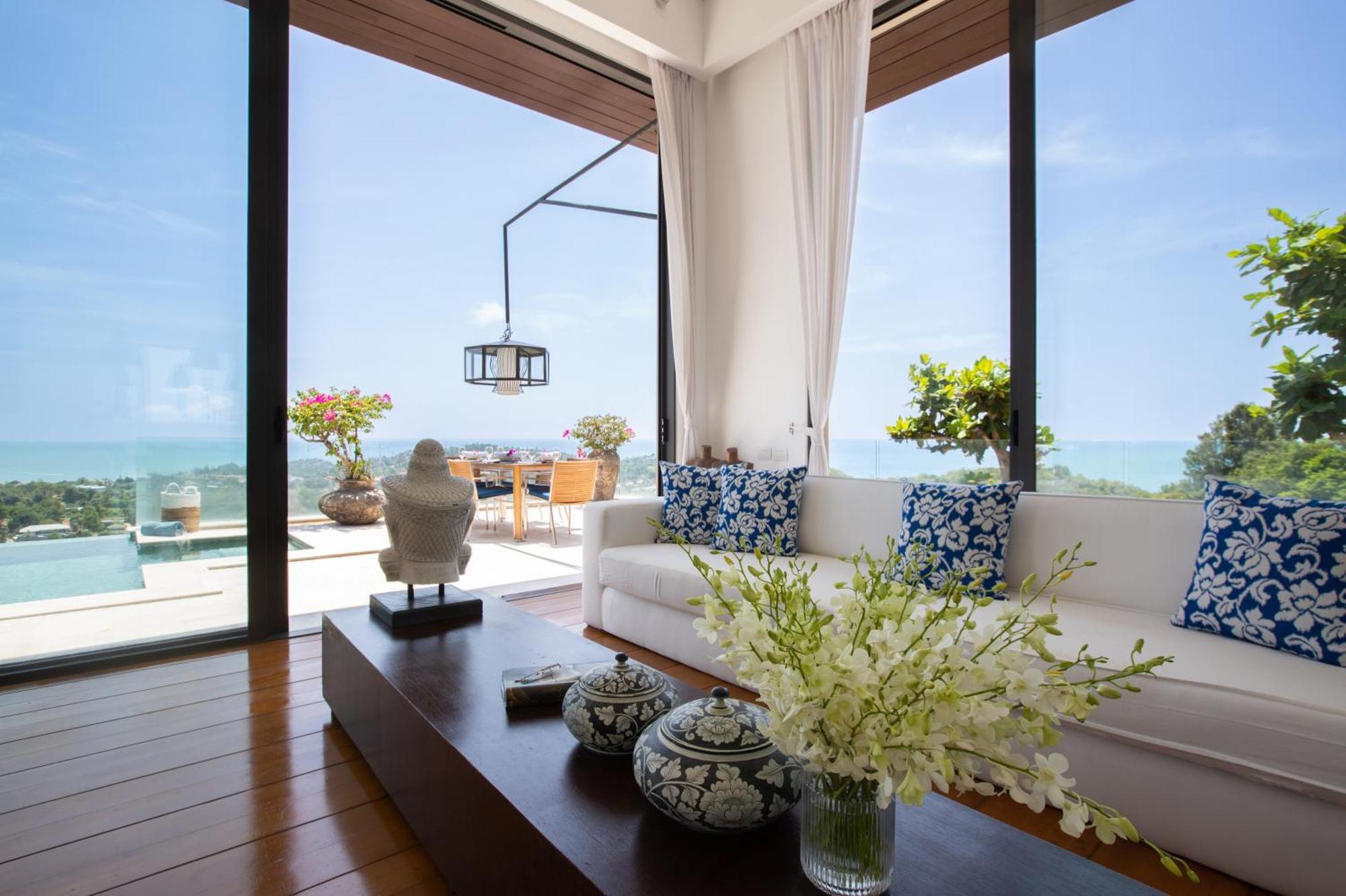 Villa Belle - Fully Serviced Private Sea View Villa With An Award Winning In-House Cook Choeng Mon 外观 照片